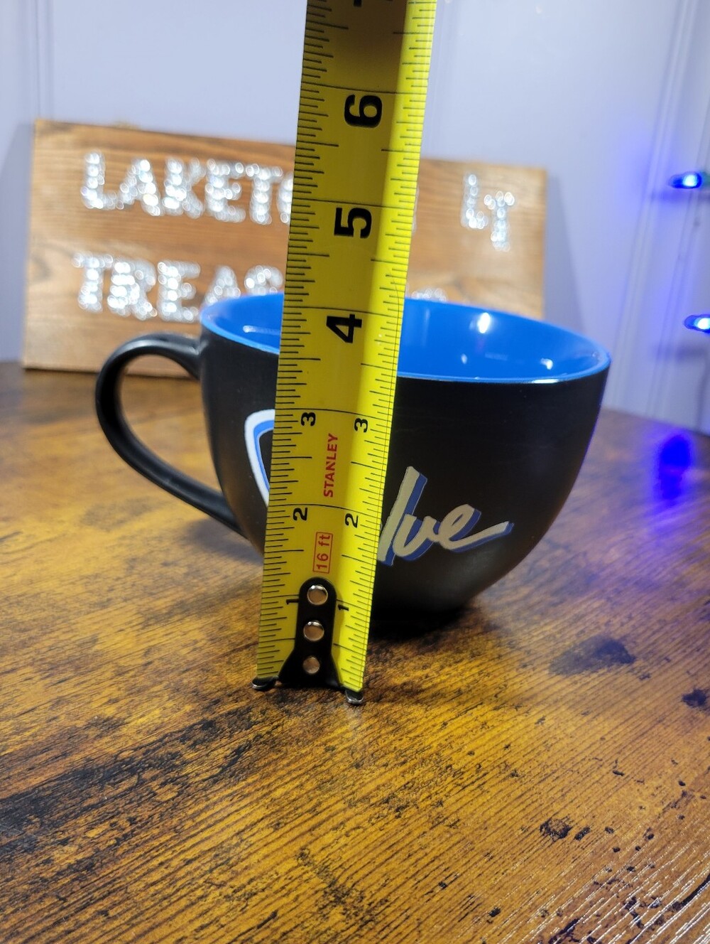 Blue M&M Character Ceramic large Mug - Picture 7 of 12